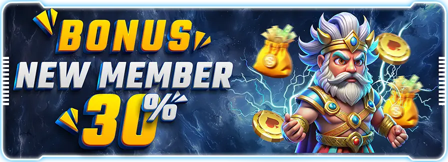 BONUS NEW MEMBER 30%